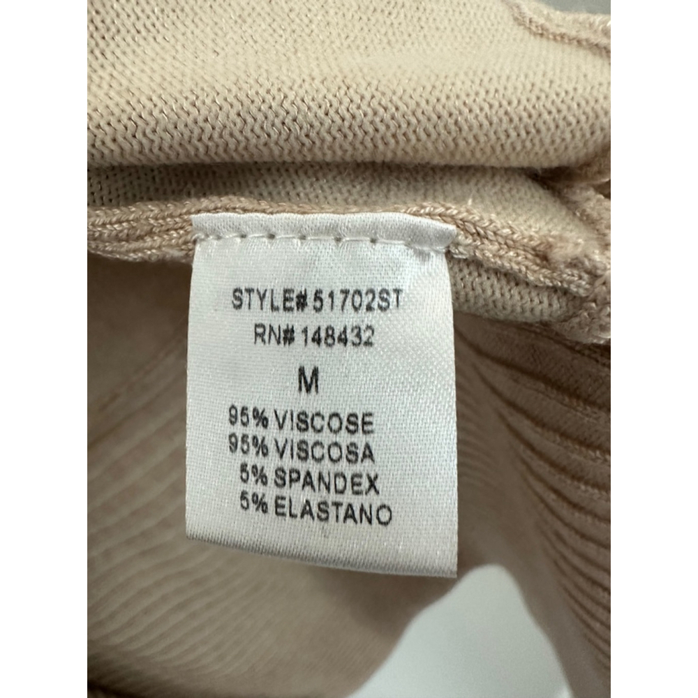 Women's Pink Clover Oatmeal Beige Cardigan - Picture 6 of 6